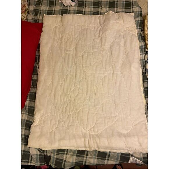 Vintage Baby Blanket The Kendall Co. 1979 Yogi Bear Pebbles Bam Bam Hanna Barber - Picture 12 of 16